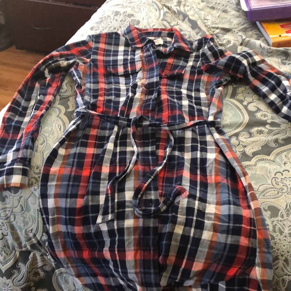 Button down shirt dress